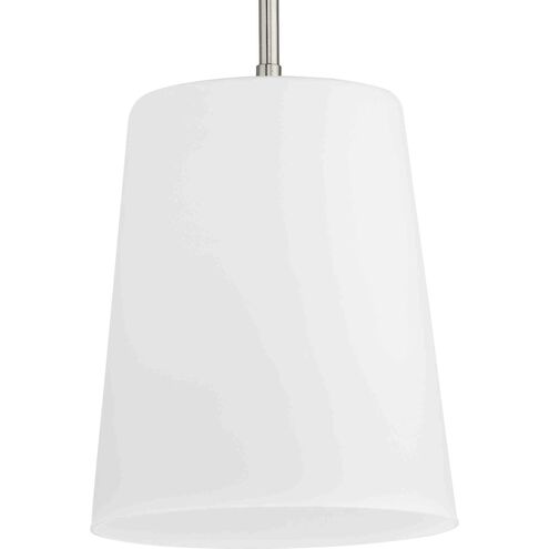 Clarion 1 Light 9 inch Brushed Nickel Pendant Ceiling Light