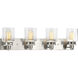 Calhoun 4 Light 30 inch Brushed Nickel Bath Vanity Wall Light