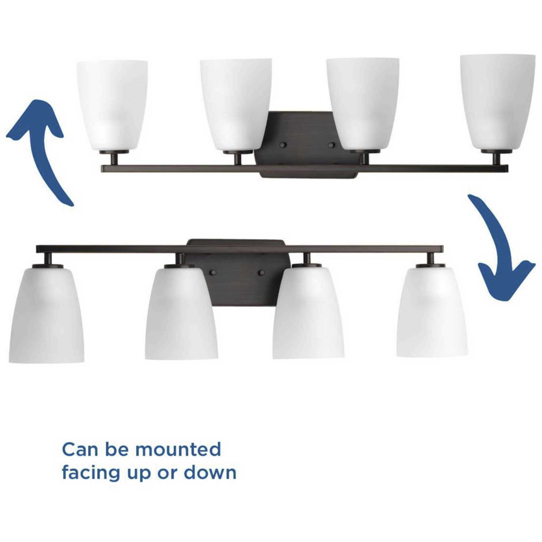 Leap 4 Light 32 inch Antique Bronze Bath Vanity Wall Light