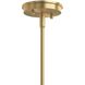 Reines 9 Light 32 inch Brushed Gold Chandelier Ceiling Light