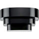 Louvered 1 Light 14 inch Matte Black Wall Sconce Wall Light