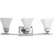 Oasis 3 Light 24 inch Polished Chrome Bath Vanity Wall Light