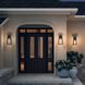 Hedry 1 Light 16 inch Matte Black Outdoor Wall Lantern