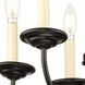 Five Light 5 Light 17.5 inch Antique Bronze Chandelier Ceiling Light