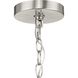 Tanner 5 Light 20.5 inch Brushed Nickel Chandelier Ceiling Light
