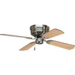 AirPro Hugger 42 inch Brushed Nickel with Cherry/Natural Cherry Blades Ceiling Fan