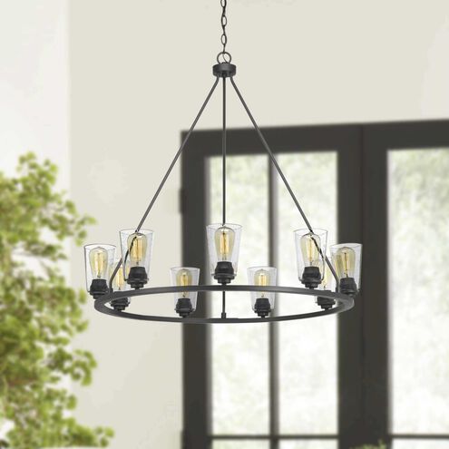 Debut 9 Light 36 inch Graphite Chandelier Ceiling Light, Design Series