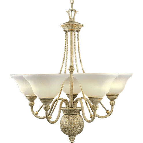 Savannah 5 Light 27 inch Seabrook Chandelier Ceiling Light