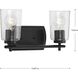 Adley 2 Light 14 inch Matte Black Bath Vanity Wall Light