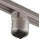 Alpha Trak Brushed Nickel Track Grounded Convenience Outlet Adapter Ceiling Light