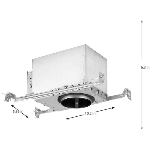 4in Recessed Housing PAR20 Unfinished Recessed Can in IC Rated, New Construction