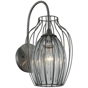 Emilia 1 Light 11 inch Chemical Stainless Steel Wall Sconce Wall Light