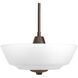 Asset 2 Light 13 inch Antique Bronze Convertible Semi-Flush Ceiling Light in Bulbs Included