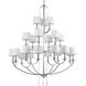 Nisse 21 Light 43.88 inch Polished Nickel Chandelier Ceiling Light