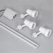 LED Track Kit 3 Light 120V White Track Kit Ceiling Light