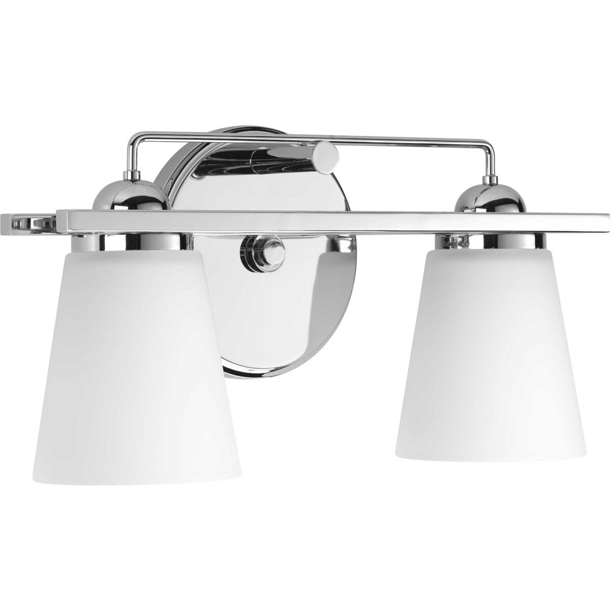 Flight 2 Light 16 inch Polished Chrome Bath Vanity Wall Light, Design Series