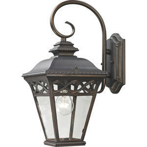 Mendham 1 Light 16 inch Hazelnut Bronze Outdoor Sconce, Small