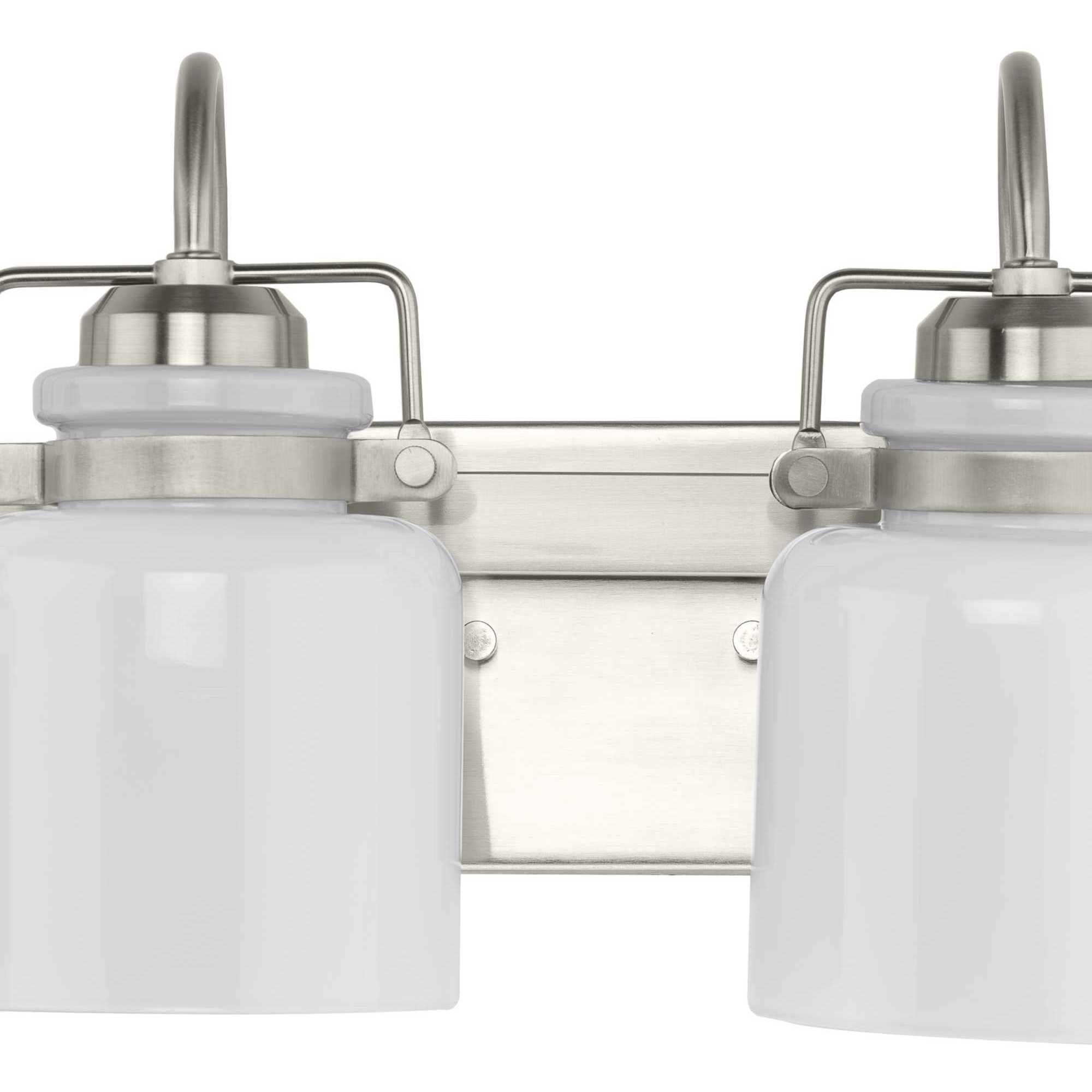 Fessler 4 Light 29.12 inch Brushed Nickel Bath Light Wall Light