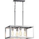 Union Square 4 Light 20 inch Stainless Steel Chandelier Ceiling Light, Design Series