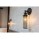 Industrial 1 Light 5 inch Antique Bronze and Vintage Brass Wall Sconce Wall Light