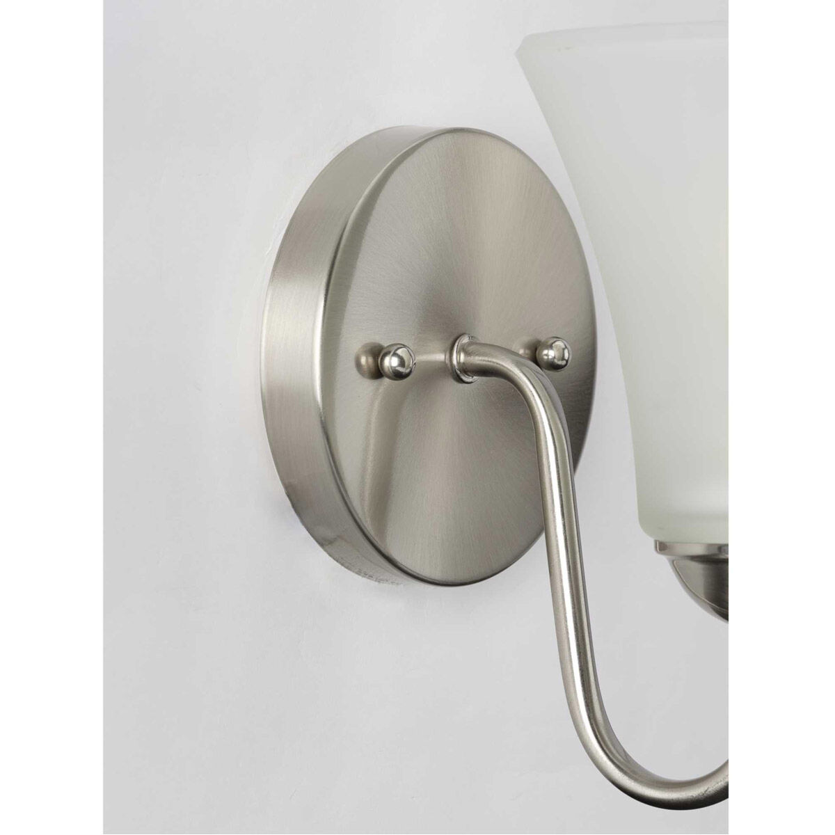 Classic 1 Light 5 inch Brushed Nickel Bath Vanity Wall Light