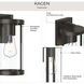 Kagen 1 Light 12 inch Antique Bronze Outdoor Wall Light