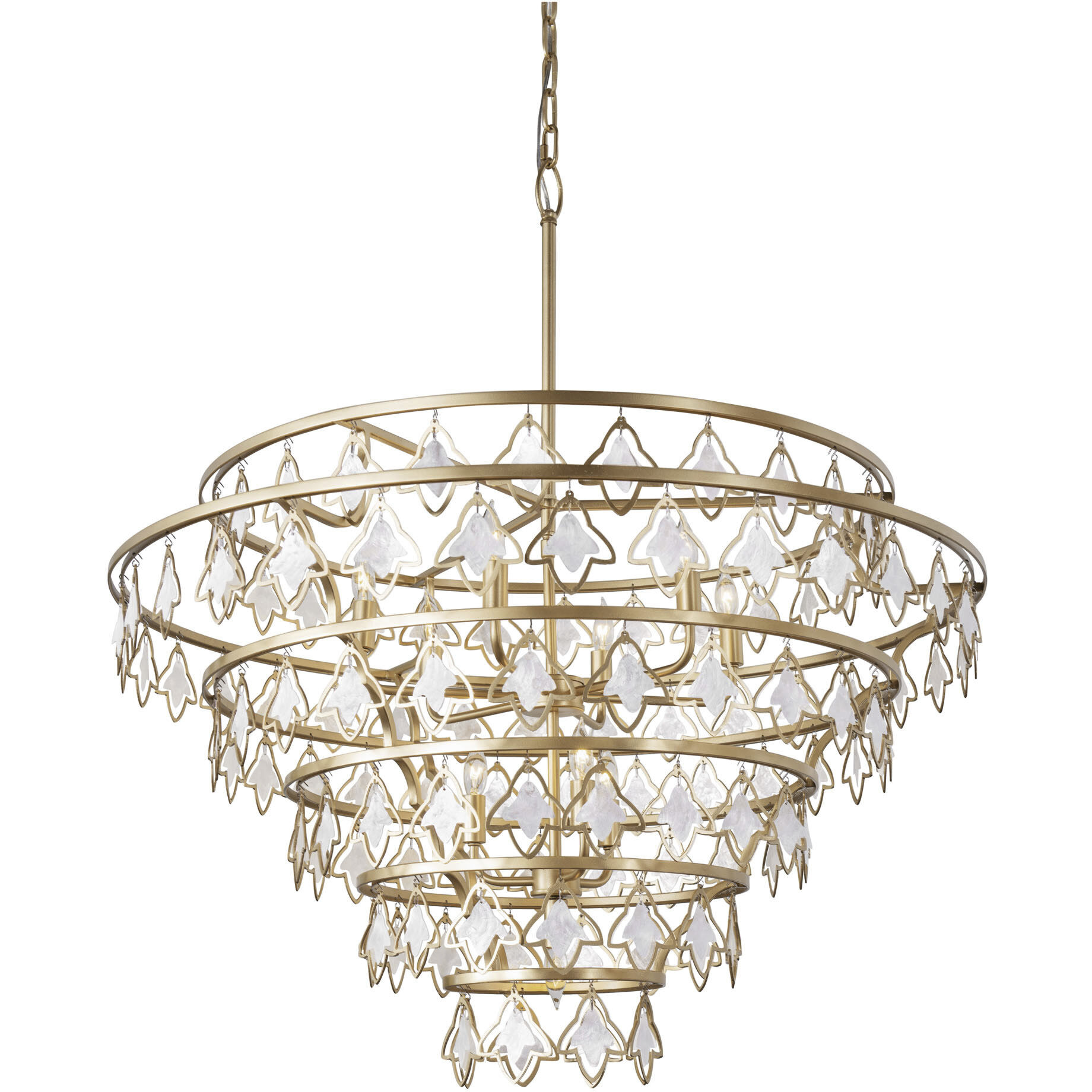 Fleur 10 Light 36 inch French Gold Chandelier Ceiling Light, Smithsonian Collaboration