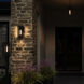 Shaw 1 Light 19.5 inch Textured Black Outdoor Wall Light