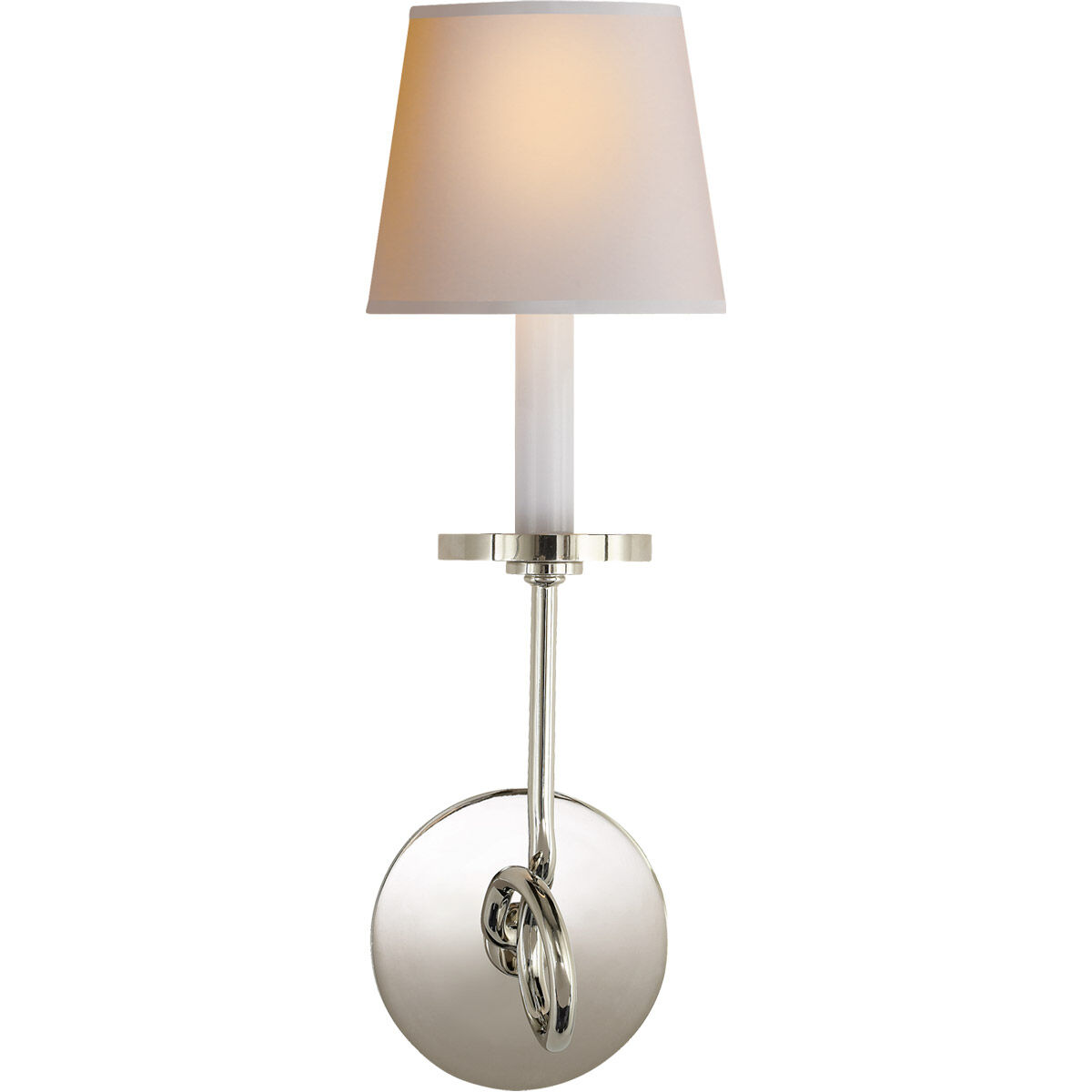 Chapman & Myers Symmetric Twist 1 Light 5.00 inch Wall Sconce