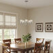 Replay 5 Light 21 inch Brushed Nickel Chandelier Ceiling Light