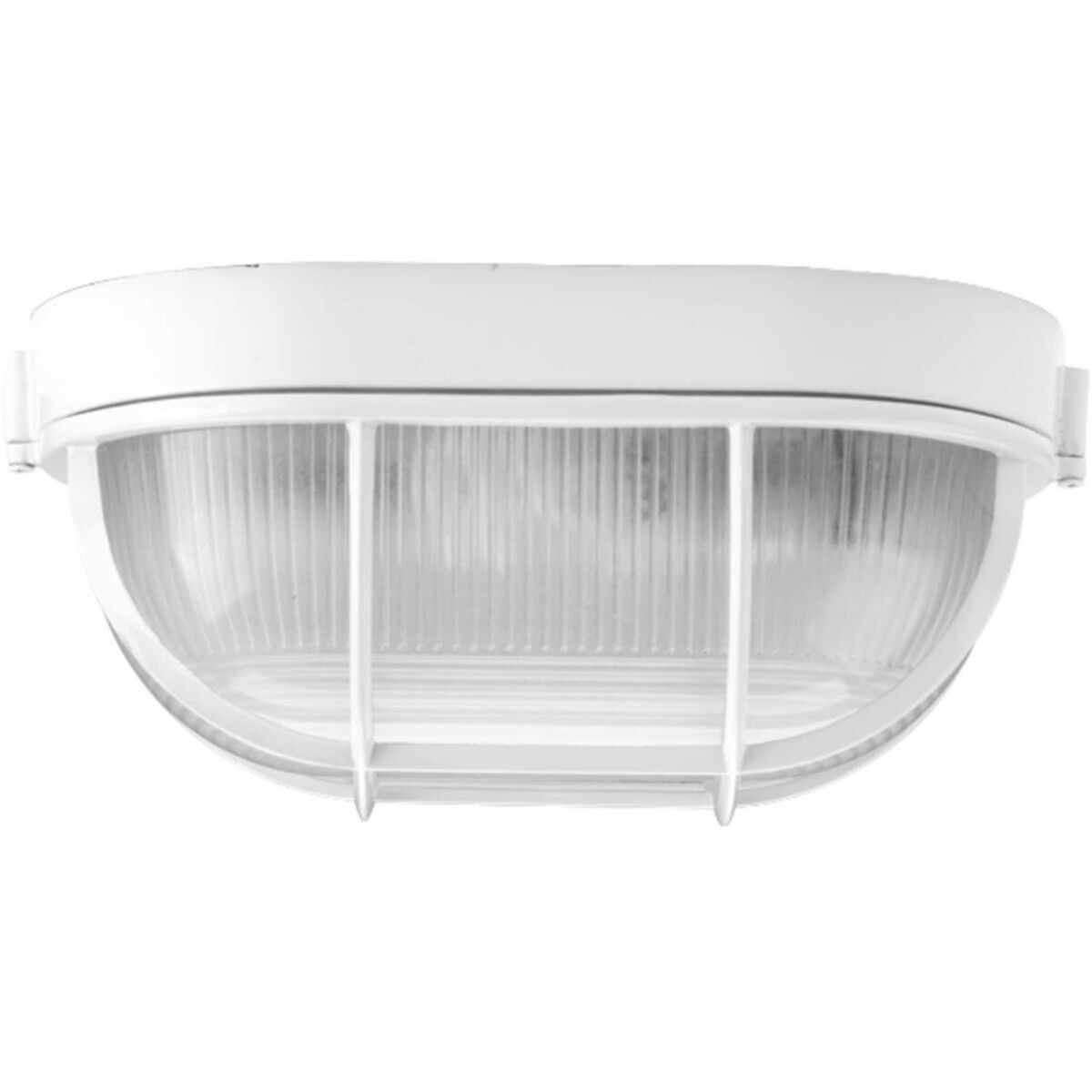 Bulkheads 1 Light 6.31 inch White Outdoor Flush Mount, Ceiling or Wall