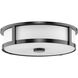 Gilliam LED 16.12 inch Matte Black Flush Mount Ceiling Light
