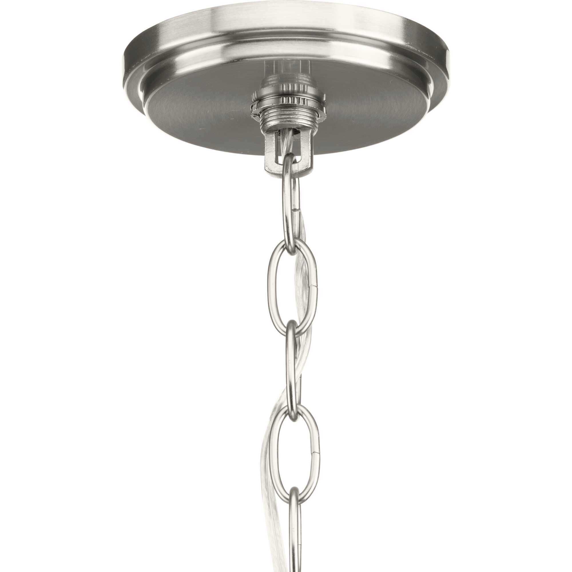 Classic Dome 1 Light 15 inch Brushed Nickel Pendant Ceiling Light