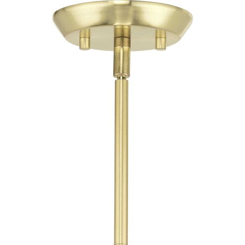 Clarion 1 Light 9 inch Satin Brass Pendant Ceiling Light