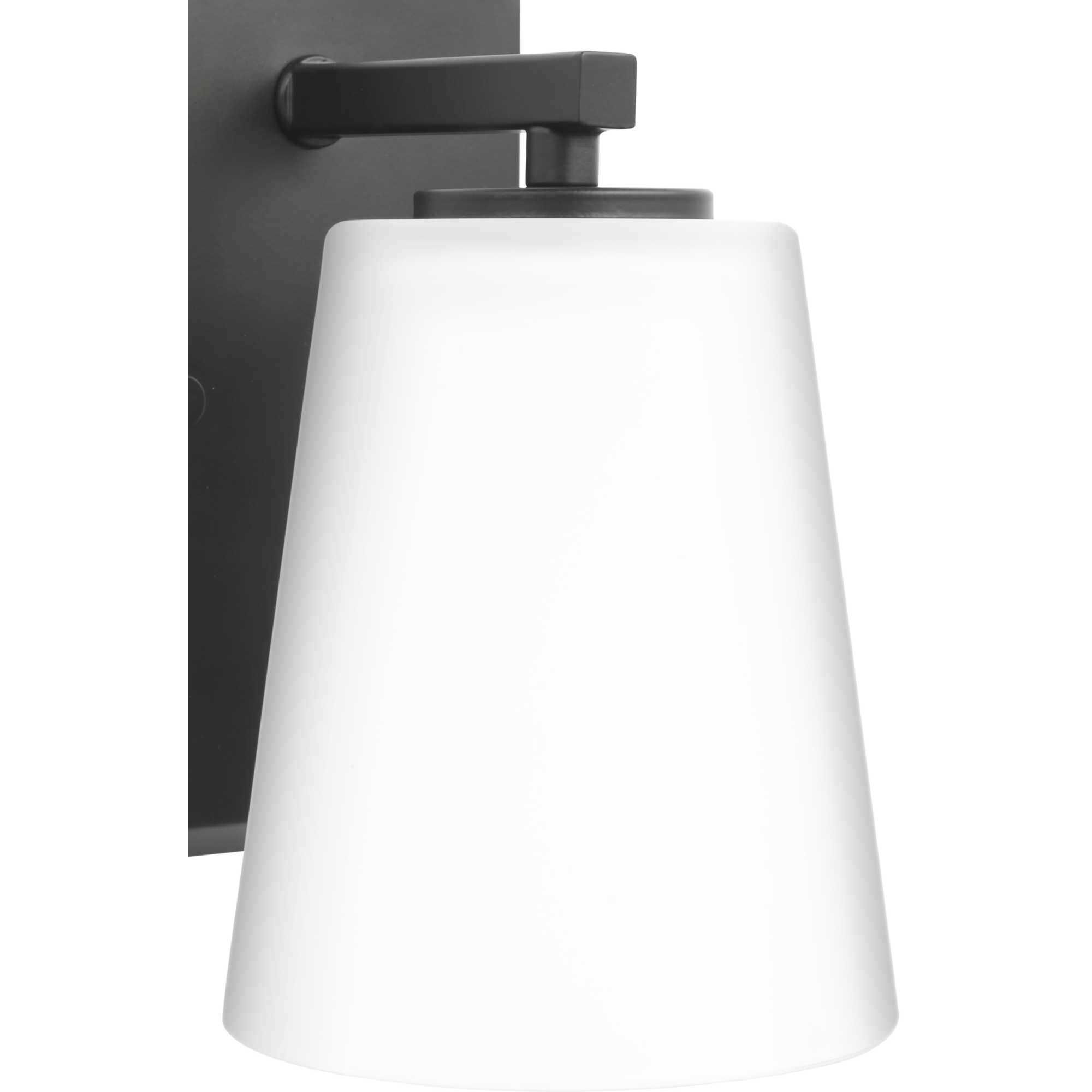 Vertex 1 Light 4.75 inch Matte Black Bath Light Wall Light
