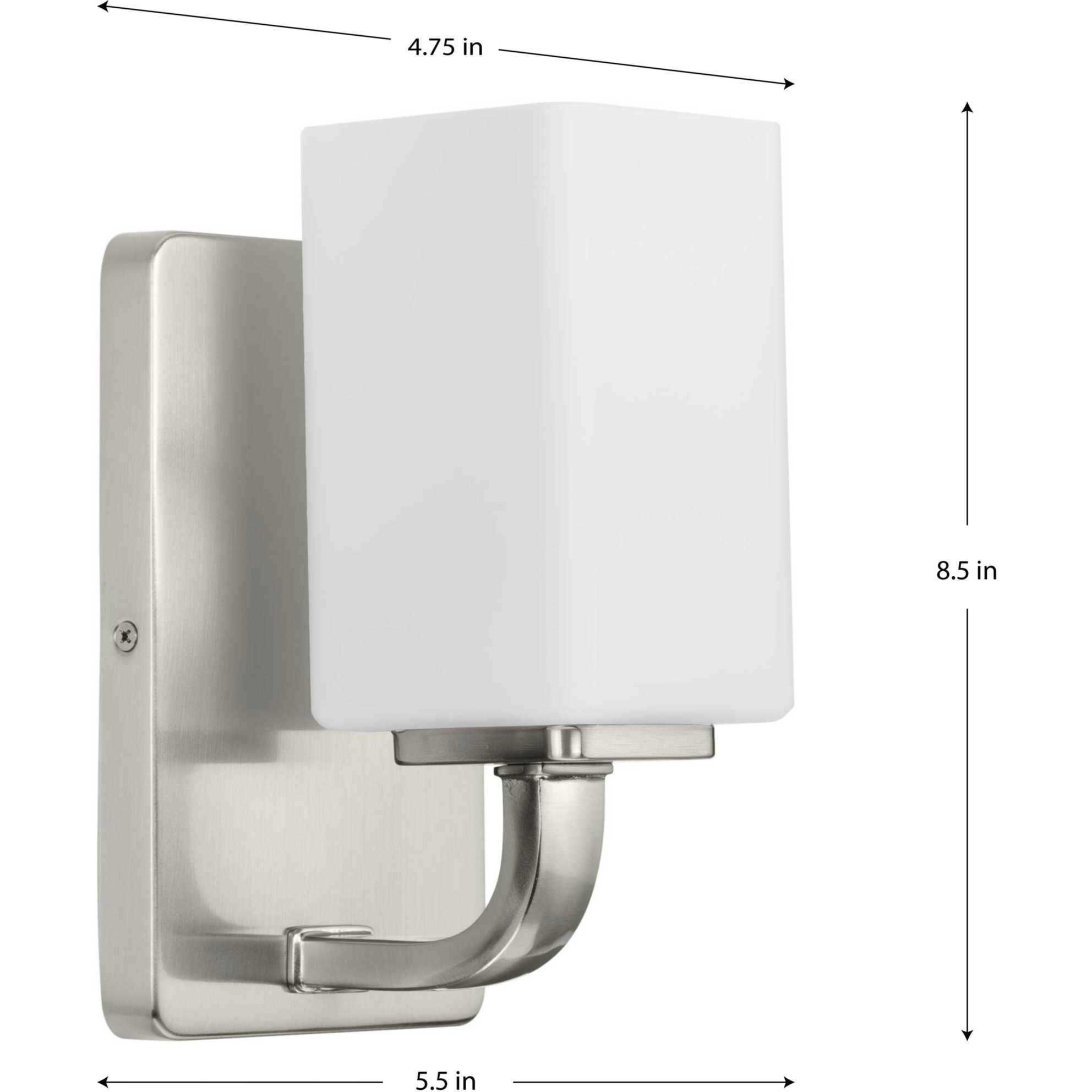 Cowan 1 Light 6 inch Brushed Nickel Bath Vanity Wall Light