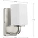 Cowan 1 Light 6 inch Brushed Nickel Bath Vanity Wall Light