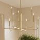 Reines 9 Light 32 inch Brushed Gold Chandelier Ceiling Light
