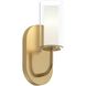 Mack 1 Light 4.75 inch Brushed Gold Wall Sconce Wall Light