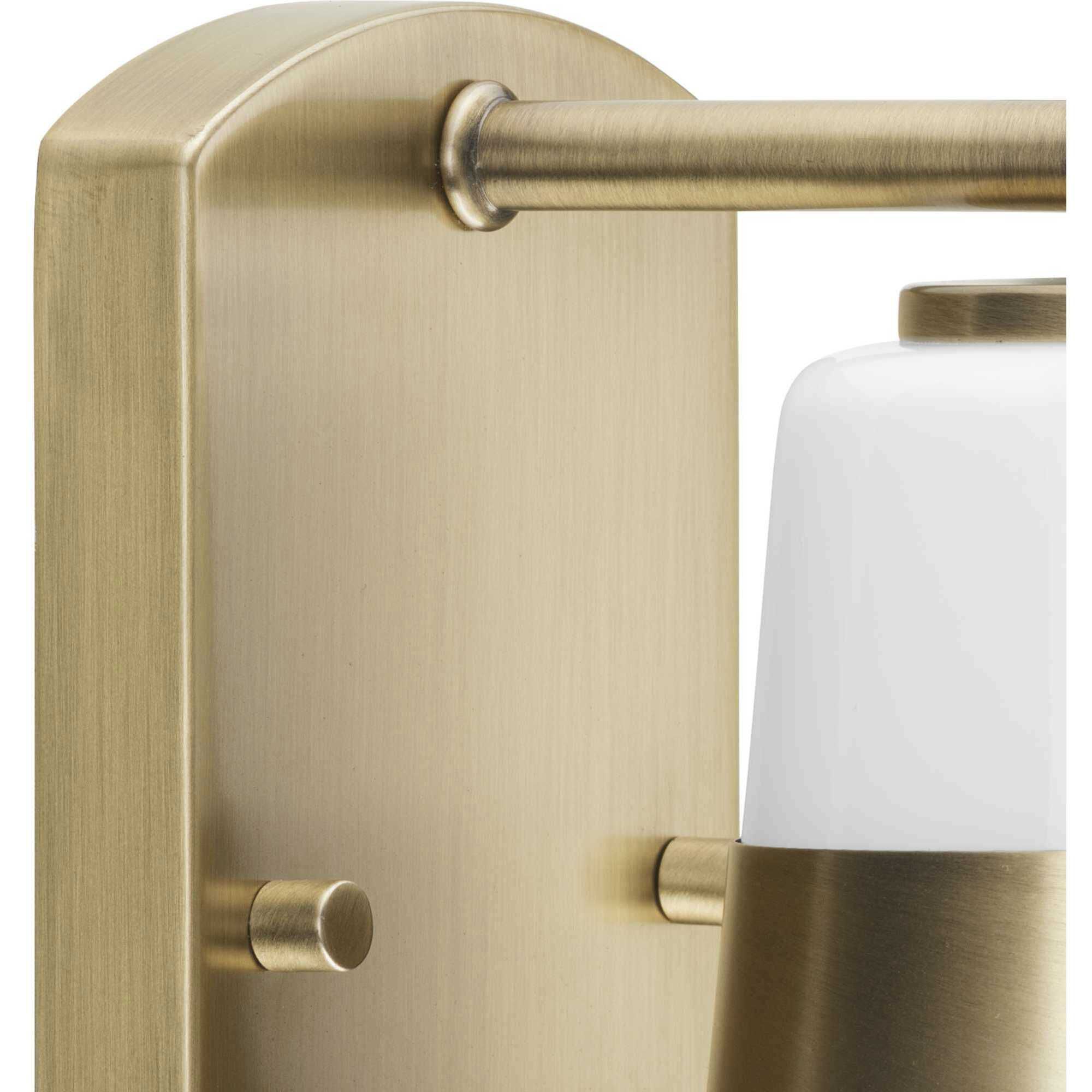 Haven 1 Light 4.75 inch Vintage Brass Bath Light Wall Light