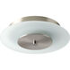 Beyond LED 10 inch Brushed Nickel Flush Mount Ceiling Light