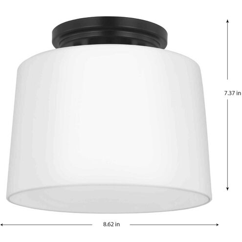 Adley 1 Light 8.62 inch Matte Black Flush Mount Ceiling Light
