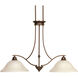 Spirit 2 Light 36 inch Antique Bronze Linear Chandelier Ceiling Light