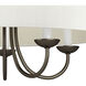 Drum Shade 5 Light 21.63 inch Antique Bronze Chandelier Ceiling Light