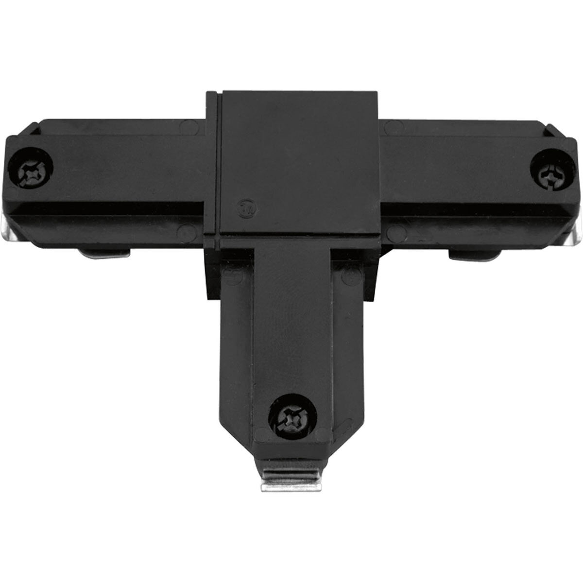 Alpha Trak 120 Black Track Inside-Left Polarity T Connector Ceiling Light