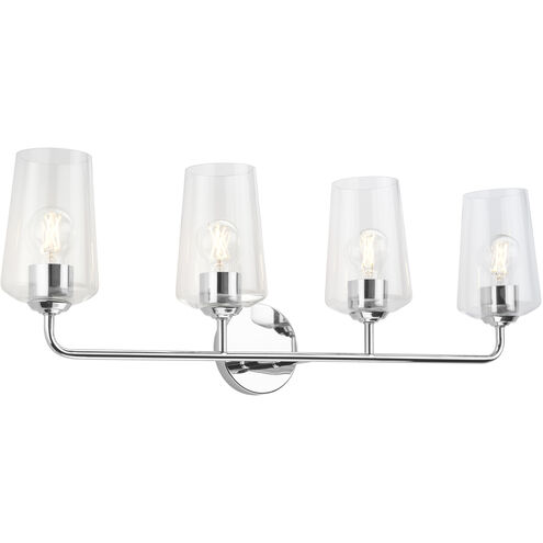 Celino 4 Light 32.5 inch Polished Chrome Vanity Light Wall Light