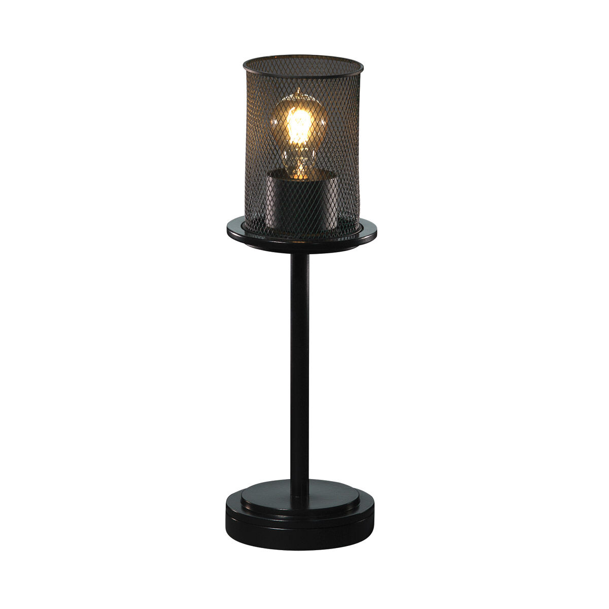 Wire Mesh 1 Light 5.00 inch Table Lamp