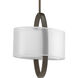 Cuddle 1 Light 11 inch Antique Bronze Mini-Pendant Ceiling Light in Bulbs Included, Fluorescent
