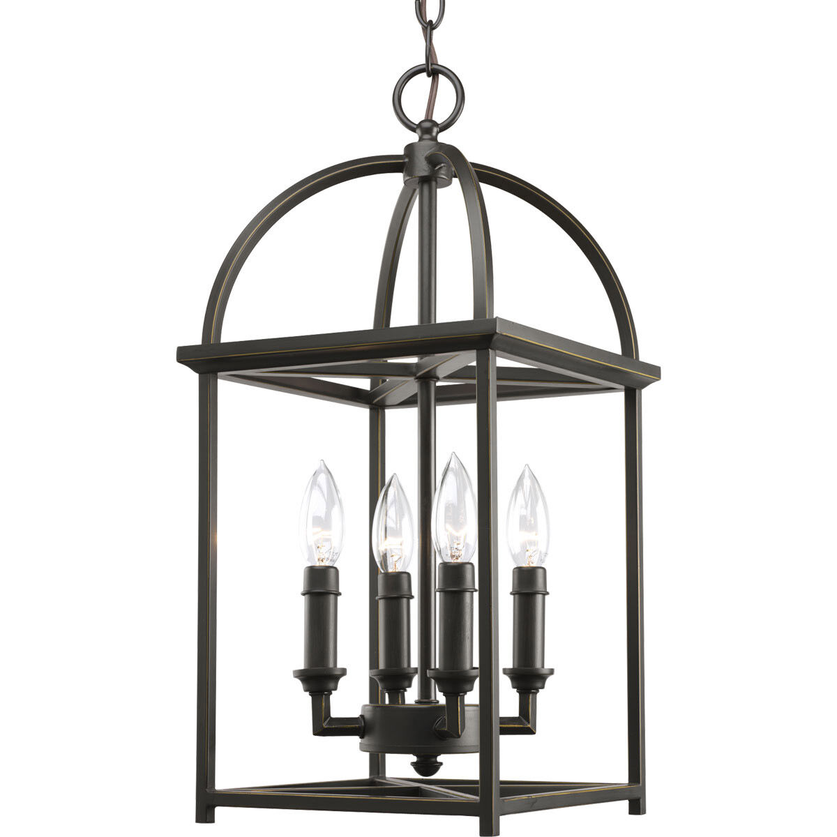 Piedmont 4 Light 9.44 inch Antique Bronze Foyer Lantern Pendant Ceiling Light
