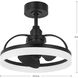 Shear 19.56 inch Matte Black Outdoor Ceiling Fan